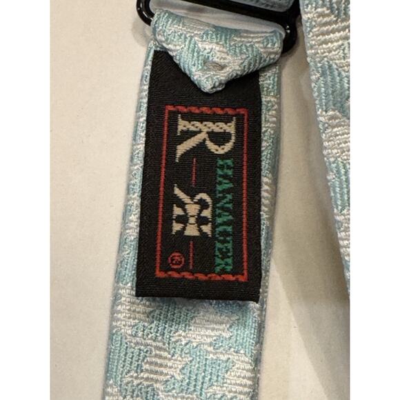 R Hanauer bow tie Silk Carolina Blue UNC Tarheels Made In USA Checkered - Picture 4 of 9